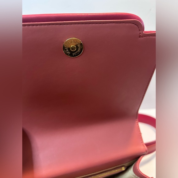 JWPei Fiona Crossbody Bag Pink Outlines Vegan Leather New - Picture 9 of 16